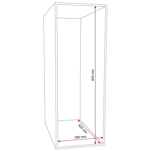 Metalowa Szafa Ubraniowa Curve, Na Cokole, 2x2 Drzwi, 1890x600x550 Mm, Szary