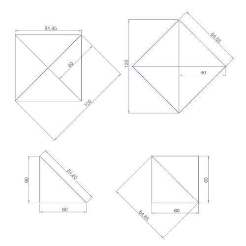 Panele Dźwiękochłonne Pattern 600x600x40 Mm, 4 Szt., Beżowy