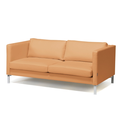 Sofa Neo, 2-osobowa, Skóra Naturalna, Nude