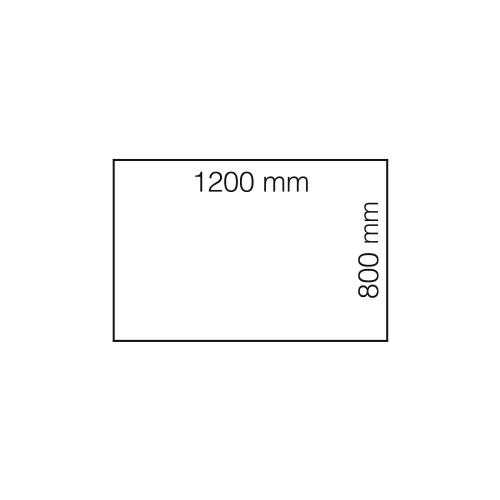 Biurko Proste Flexus, 1200x800 Mm, Laminat, Buk