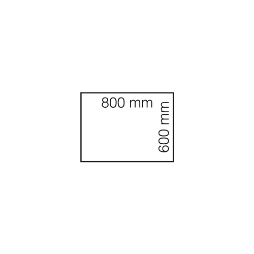 Biurko Dostawka Flexus, 800x600 Mm, Laminat, Biały