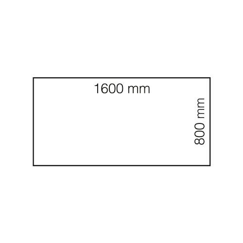 Biurko Proste Flexus, 1600x800 Mm, Laminat, Buk