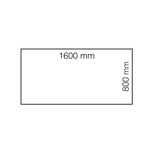 Biurko Proste Flexus, 1600x800 Mm, Laminat, Szary