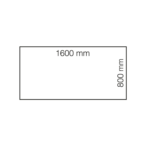 Biurko Modulus, Rama T, 1600x800 Mm, Czarny, Brzoza