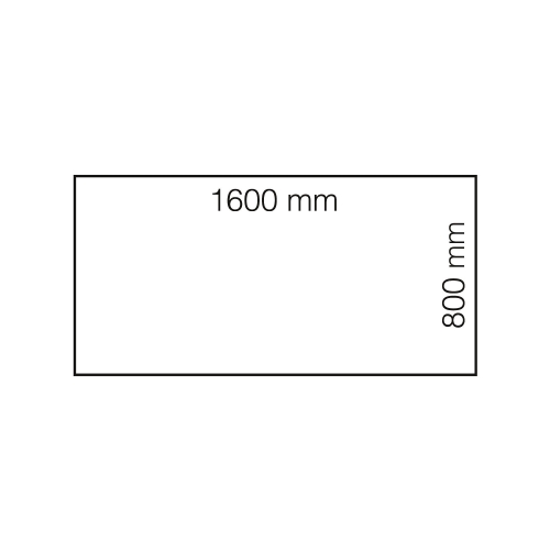 Biurko Modulus Rama T, 1600x800 Mm, Srebrna Rama, Jasny Szary