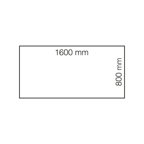 Biurko Modulus, Rama 4 Nogi, 1600x800 Mm, Czarny, Brzoza