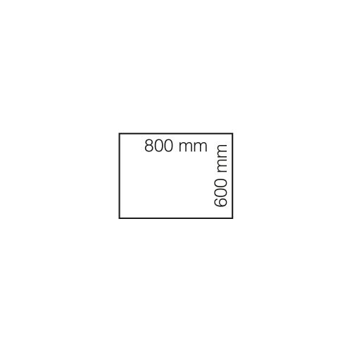 Biurko Modulus, 4 Nogi, 800x600 Mm, Srebrna Rama, Biały