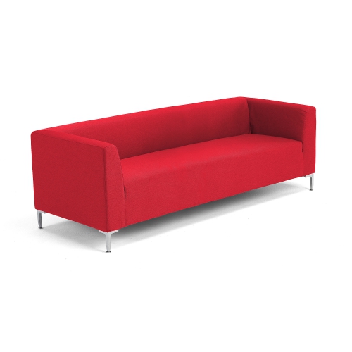 Sofa Roxy, 3-osobowa, Czerwony