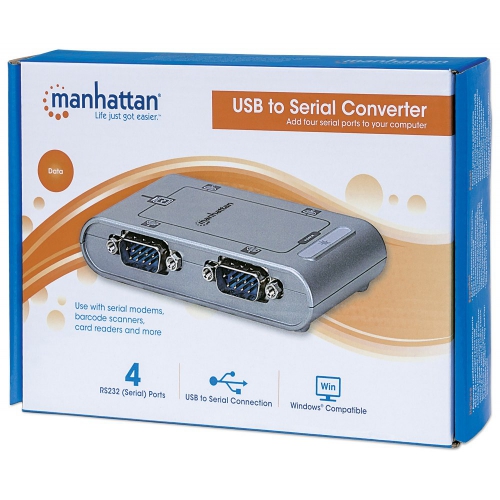 4-portowy Konwerter Adapter Usb Na 4x Com/rs232/db9