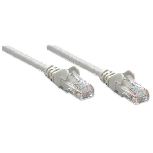 Patch Cord Cat5e Utp 0,5m Szary 100% Miedź