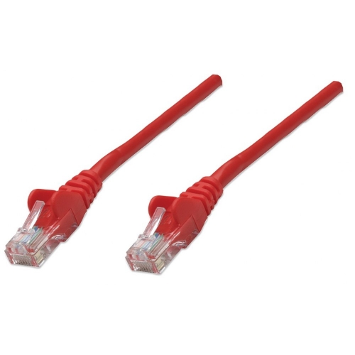 Patch Cord Cat5e Utp 2,0m Czerwony 100% Miedź