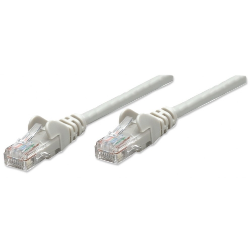 Patch Cord Cat5e Utp 5,0m Szary 100% Miedź