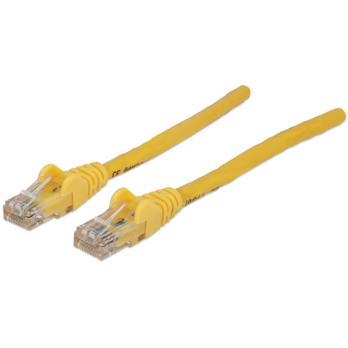 Patch Cord Cat5e Utp 10m żółty 100% Miedź