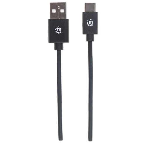 Kabel Usb C-a M/m 1,0m Usb2.0 Hi-speed Czarny