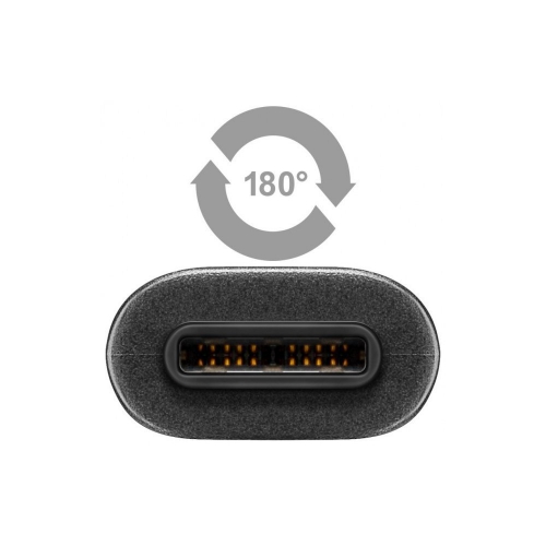 Kabel Usb C-microb M/f 0,15m Usb2.0 Hi-speed Czarny