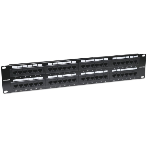 Patch Panel 48-portów Rj45 Utp Kat.5e 2u Rack 19