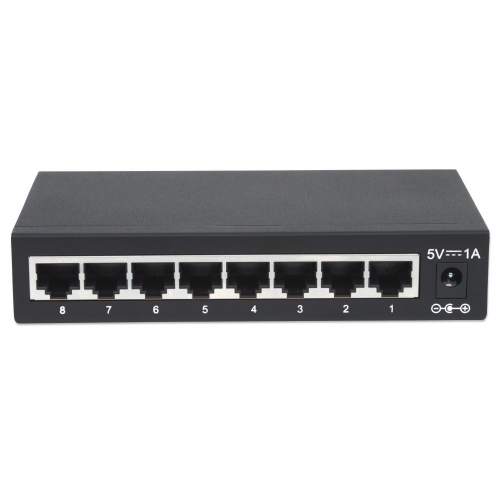 Switch Gigabit 8x 10/100/1000 Mbps Rj45 Desktop Metalowy