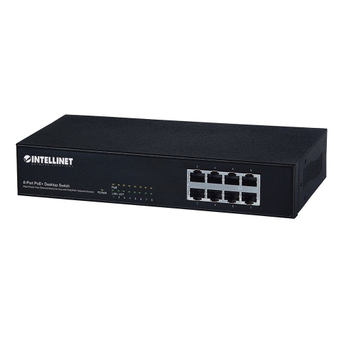 Switch Ethernet 8x 10/100 Mb/s Rj45 Poe/poe+ Desktop Endspan