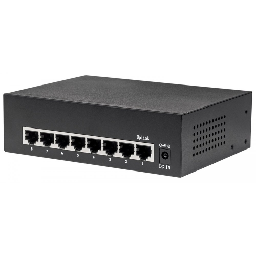 Gigabit Switch 8x 10/100/1000 Rj45 Poe+ 60w Vlan