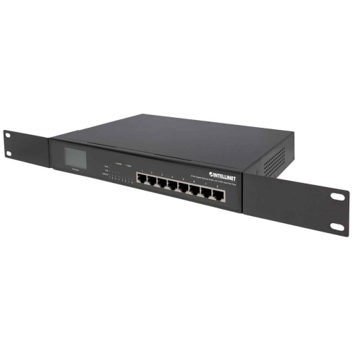 Switch Gigabit 8xrj45/4x Poe, Wyświetlacz Lcd