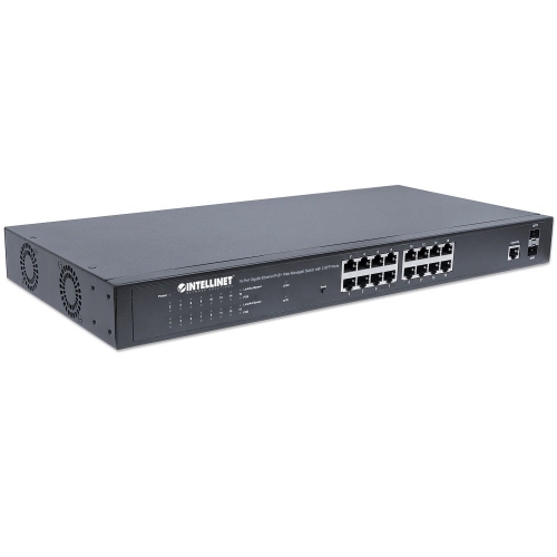 Gigabit Switch 16x 10/100/1000 Rj45 Poe+ 2x Sfp Managed