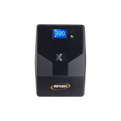 Zasilacz Awaryjny Ups 1000va X2 Lcd Touch Infosec, 4x Iec