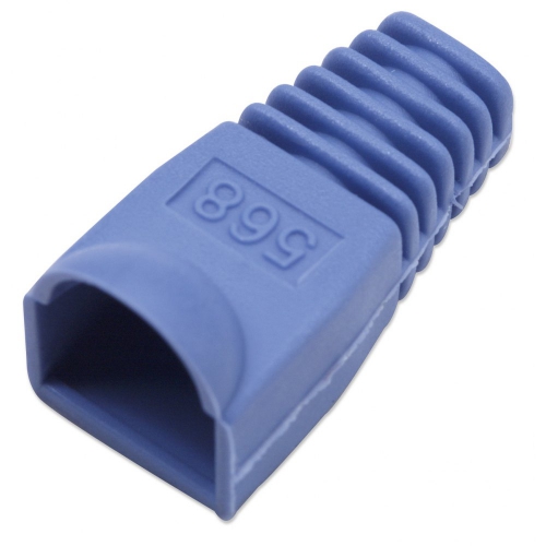 Osłonka Wtyku Rj45 6.2mm Niebieska 10 Sztuk