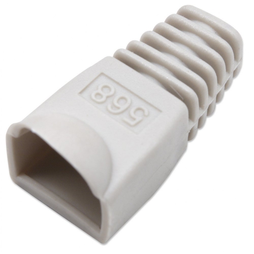 Osłonka Wtyku Rj45 6.2mm Szara 10 Sztuk