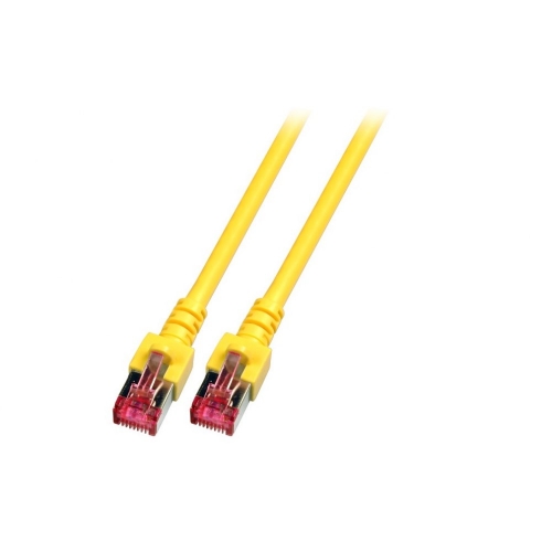 Patchcord Sftp 0,5m Cat.6 Lszh żółty