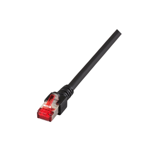 Patchcord Sftp 0,5m Cat.6 Lszh Czarny