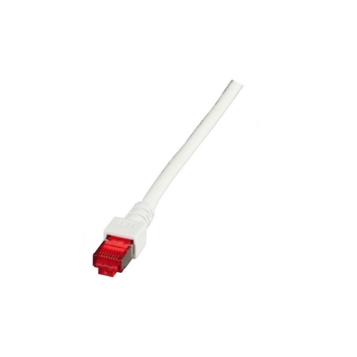 Patchcord Sftp 1m Cat.6 Lszh Biały