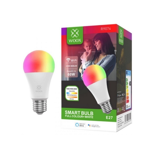 Woox R9074 Smart żarówka Wifi Led Rgb+cct 10w E27