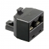 Adapter Trójnik Rj45 8p8c/2x8p8c M/f