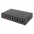 Switch 6 Portów Rj45 10/100 W Tym 3x Poe I 1x High-power Poe